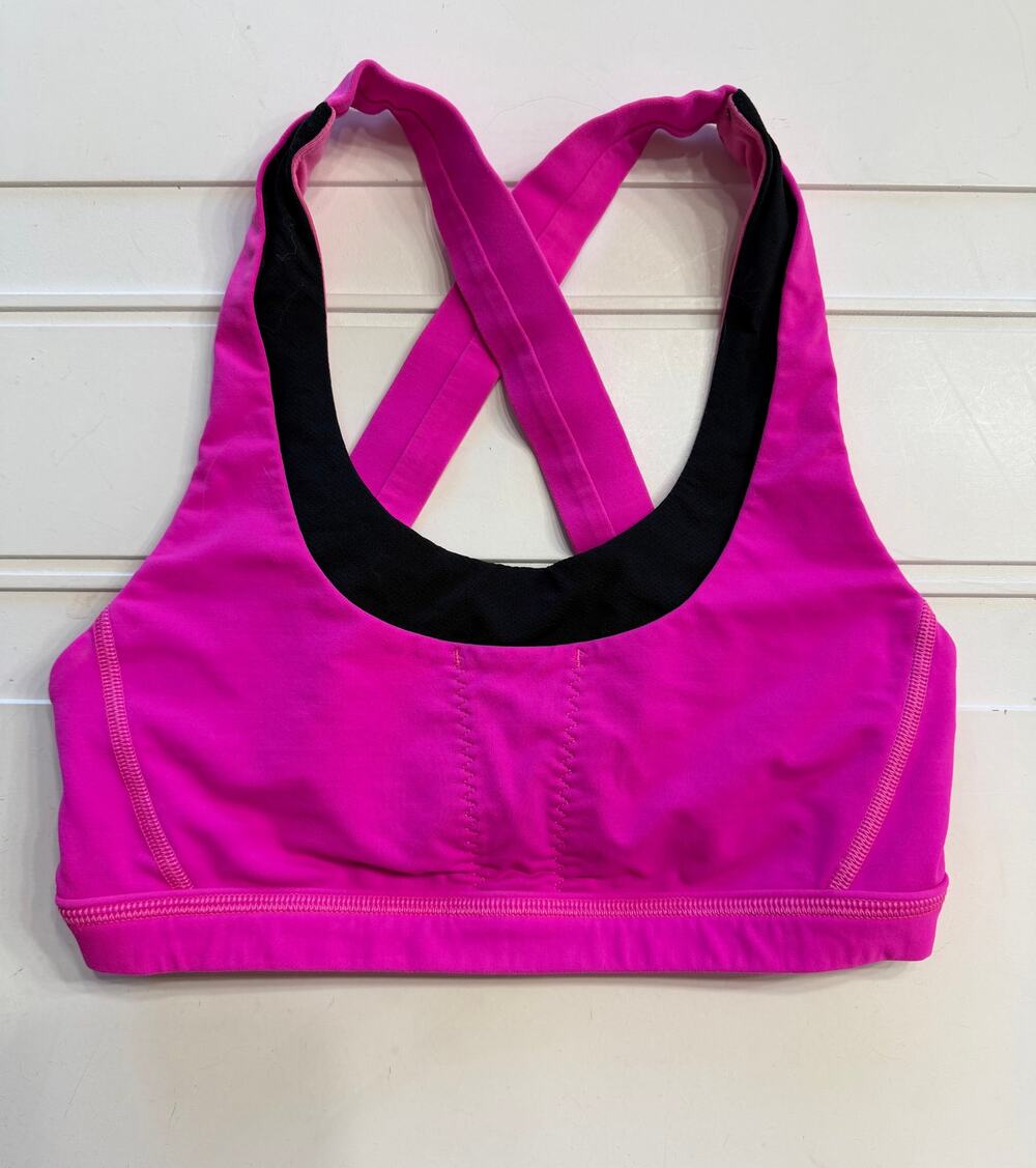 Lululemon Womens Sz S Running Crop Top Unpadded Sports Bra Activewear Yoga